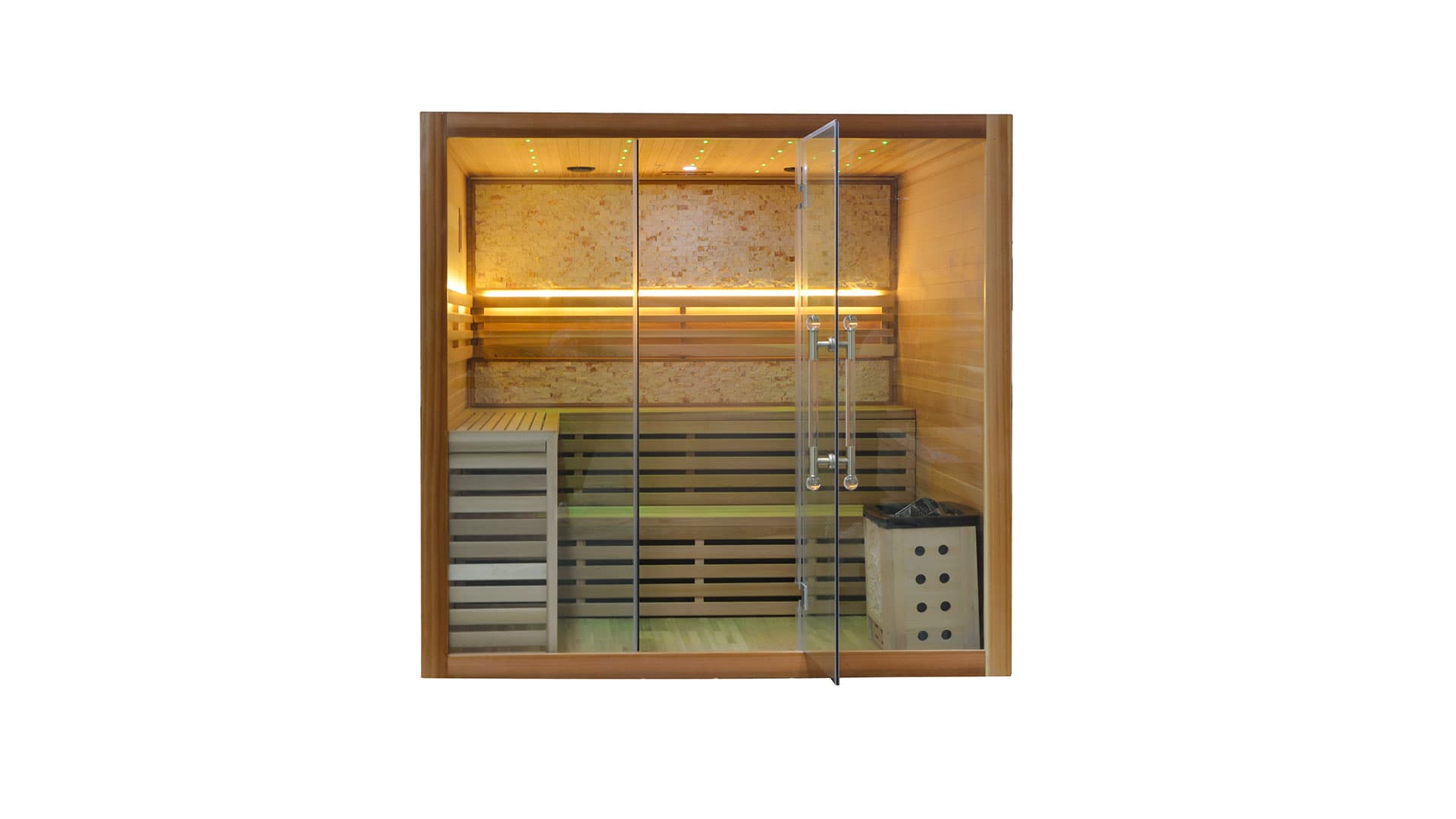 Innen Sauna Zedernholz 200 **SHOWROOM MODELL**