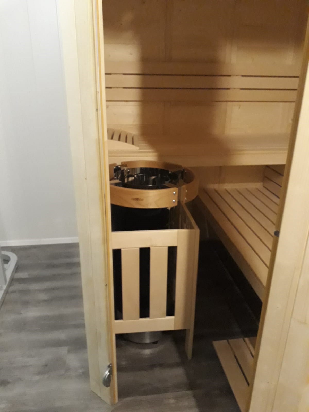 Ecksauna 206 x 206 x 204cm